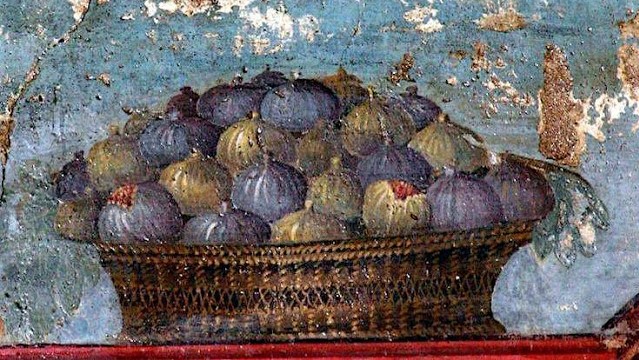 Fresque d'Oplontis: panier de figues
